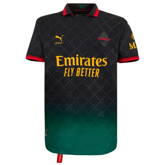 Maillot Ac Milan Édition Limitée Noir 2025